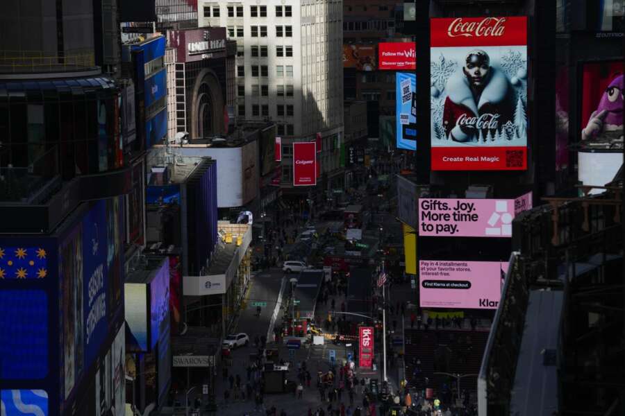 Pubblicità Times Square