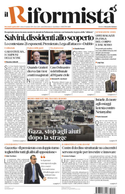 Quotidiano del 3 Aprile 2024