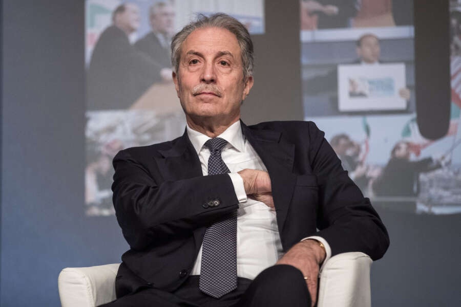 Foto Roberto Monaldo / LaPresse
30-03-2019 Roma
Politica
Assemblea nazionale di Forza Italia
Nella foto Vito Bardi (gov. Basilicata)

Photo Roberto Monaldo / LaPresse
30-03-2019 Rome (Italy)
Forza Italia party national assembly
In the pic Vito Bard