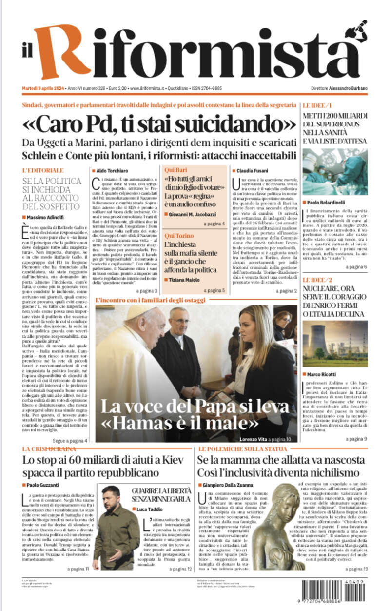 Quotidiano del 9 Aprile 2024