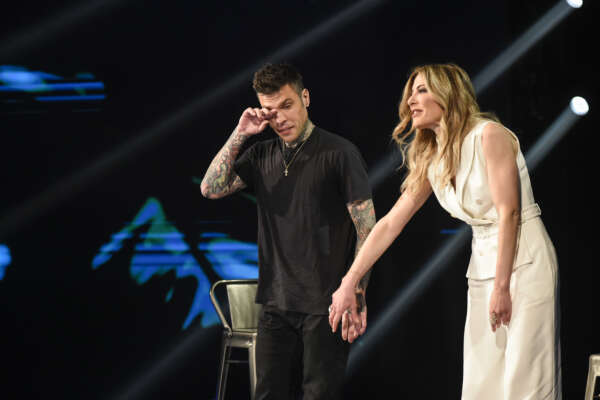 FEDERICO LEONARDO LUCIA IN ARTE FEDEZ CANTANTE, FRANCESCA FAGNANI GIORNALISTA