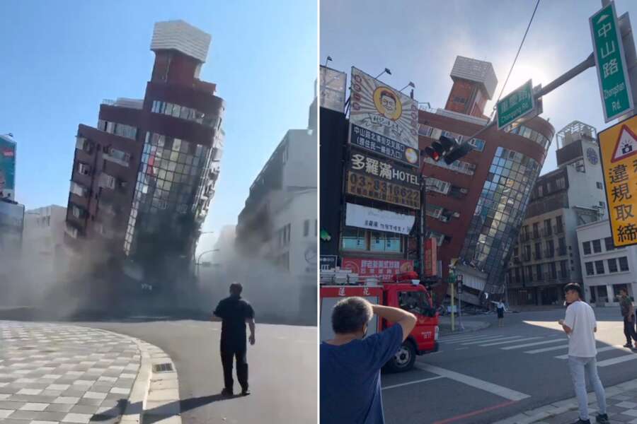 Terremoto di magnitudo 7.4 su Taiwan: morti, feriti e persone intrappolate sotto le macerie. Rientra l’allarme tsunami