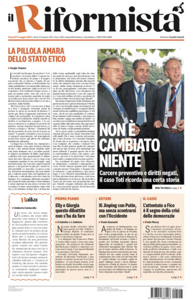 Quotidiano del 17 Maggio 2024