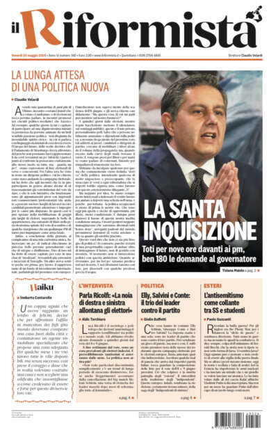 Quotidiano del 24 Maggio 2024