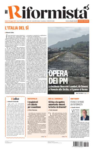 Quotidiano del 18 Maggio 2024