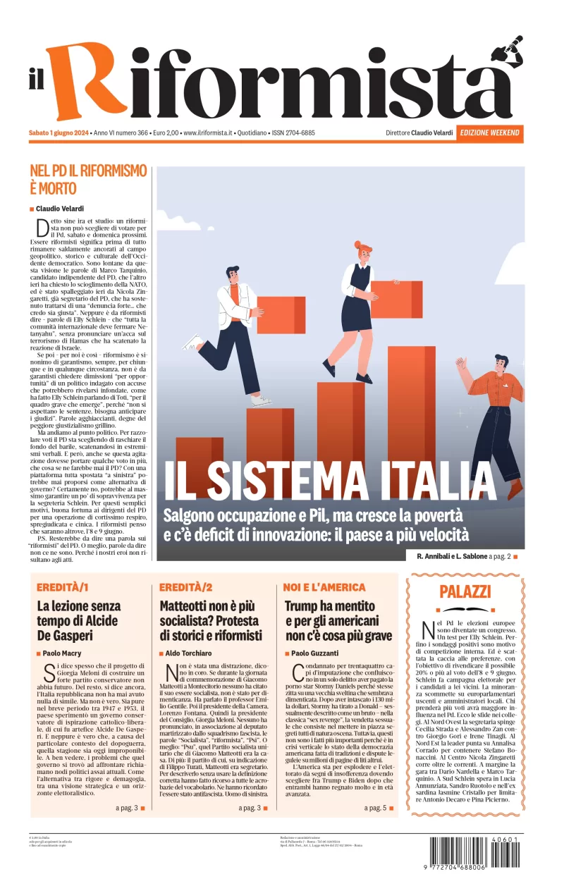 Quotidiano del 1° Giugno 2024