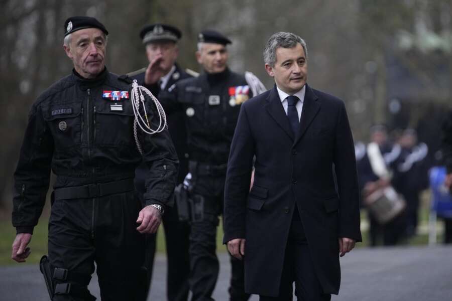 Il ministro Gerald Darmanin, attacco sinagoga Rouen
