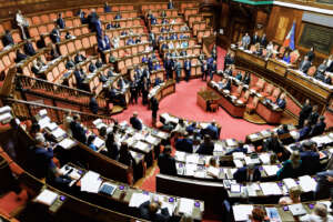 Caos al Senato sul ddl Premierato Caos al Senato sul ddl Premierato
