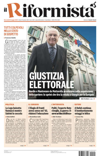 Quotidiano del 29 Maggio 2024