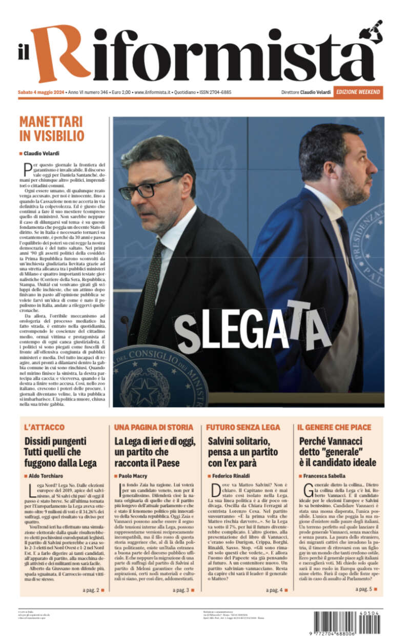 Quotidiano del 4 Maggio 2024