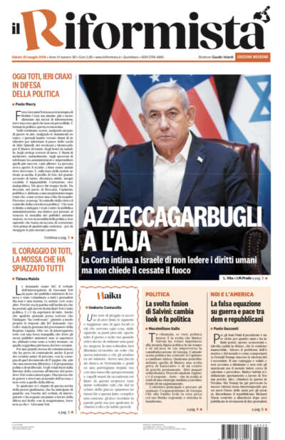 Quotidiano del 25 Maggio 2024