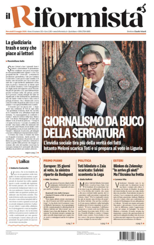 Quotidiano del 15 Maggio 2024