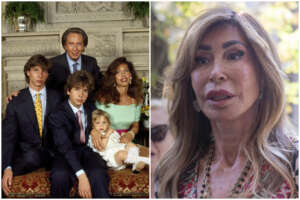 Mike Bongiorno con la moglie Daniela e i figli Leonardo, Michele e Nicolo’ Mike Bongiorno con la moglie Daniela e i figli Leonardo, Michele e Nicolo’