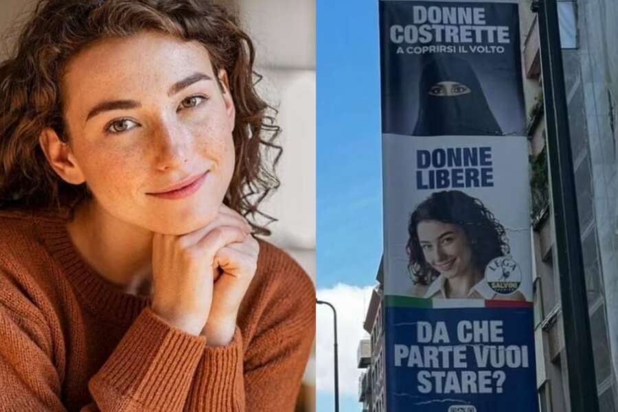 Modella contro la Lega