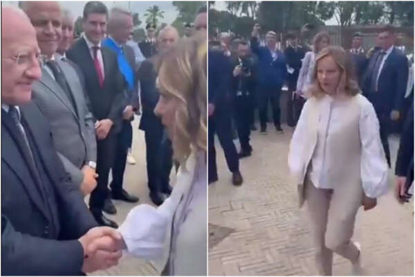 meloni de luca stronza