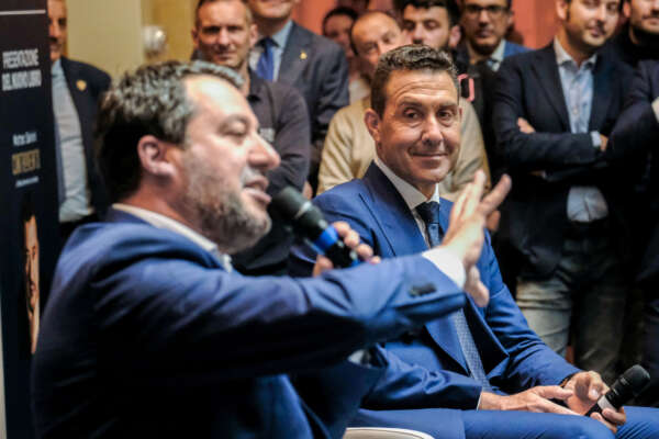 il Generale Roberto Vannacci, candidato Lega alle elezioni europee, alla presentazione del libro scritto da leader leghista Matteo Salvini “L’Italia che non si arrende’, Roma, Martedì, 30 Aprile 2024 (foto Mauro Scrobogna / LaPresse) 

General Roberto Vannacci, League candidate in the European elections, at the presentation of the book written by Northern League leader Matteo Salvini "The Italy that does not surrender", Rome, Tuesday, April 30 2024 (Photo by Mauro Scrobogna / LaPresse)