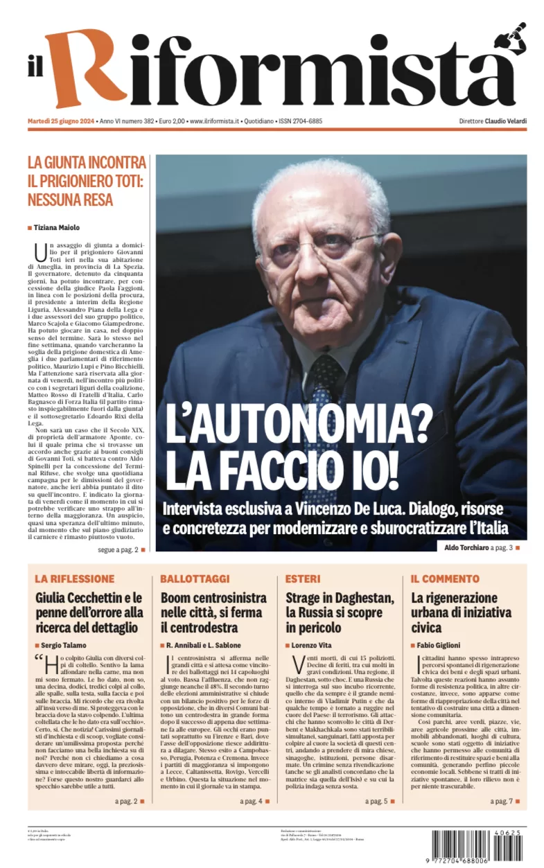 Quotidiano del 25 Giugno 2024