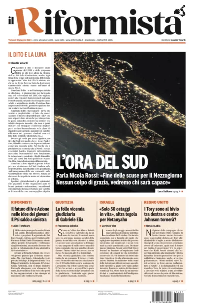 Quotidiano del 21 Giugno 2024