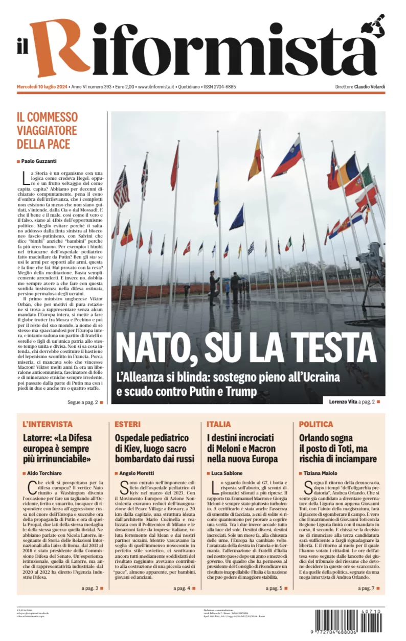 Quotidiano del 10 Luglio 2024
