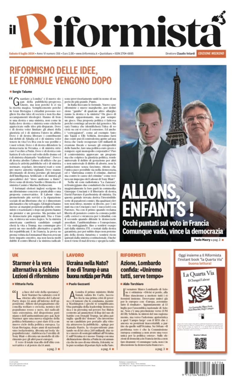 Quotidiano del 6 Luglio 2024