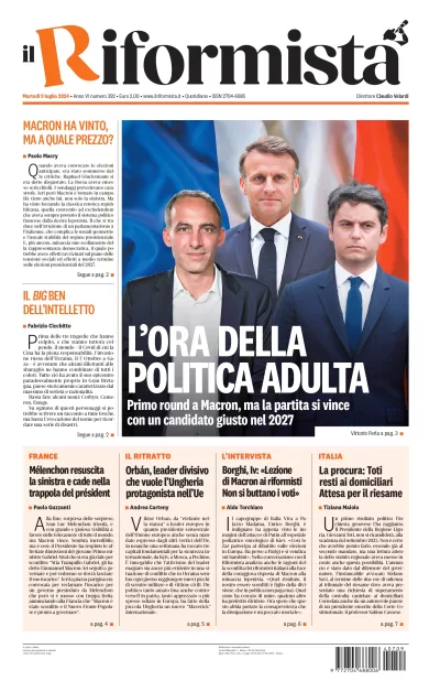 Quotidiano del 9 Luglio 2024