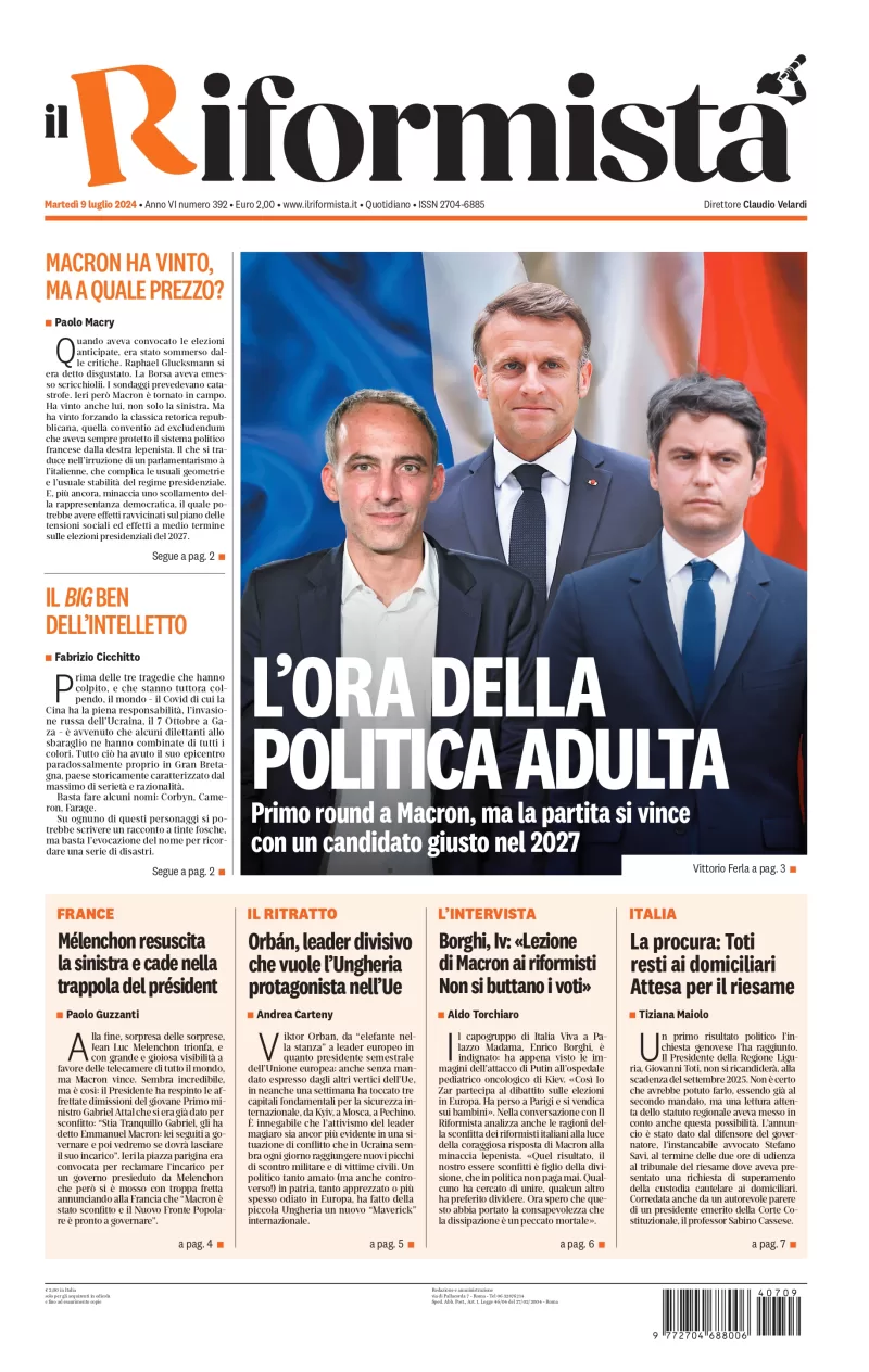 Quotidiano del 9 Luglio 2024