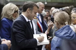 Il presidente francese Emmanuel Macron