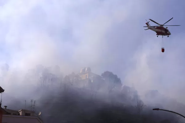 Incendio Monte Mario, Roma