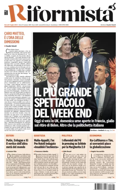 Quotidiano del 4 Luglio 2024