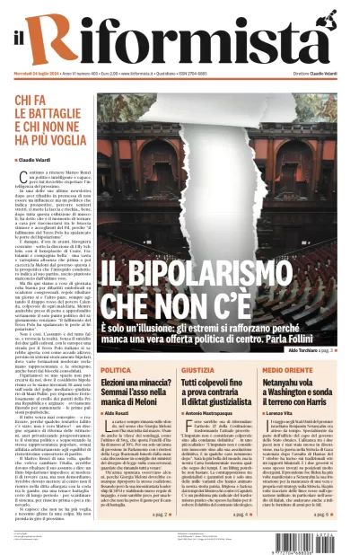 Quotidiano del 24 Luglio 2024