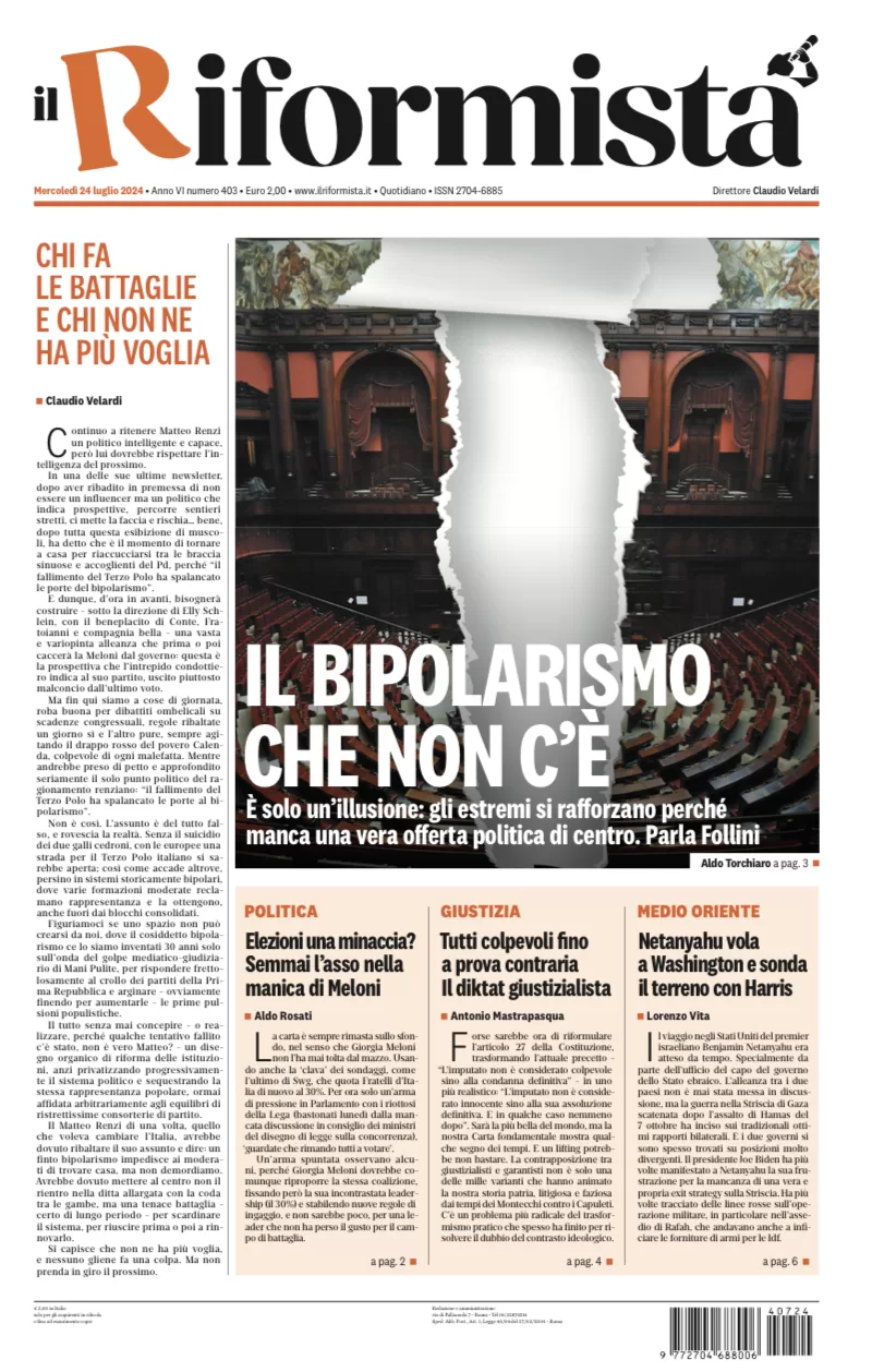 Quotidiano del 24 Luglio 2024