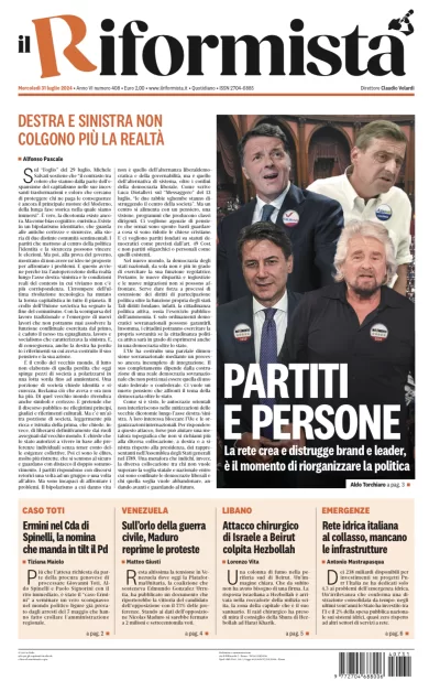 Quotidiano del 31 Luglio 2024