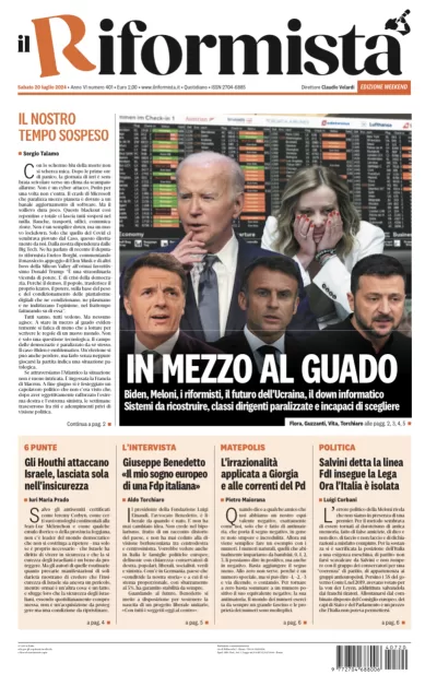 Quotidiano del 20 Luglio 2024