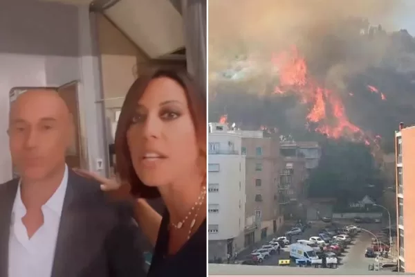 Incendio Roma, sospesa la puntata di Estate in Diretta. De Girolamo e Semprini scappano dagli studi Rai