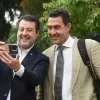 MATTEO SALVINI MINISTRO DELLE INFRASTRUTTURE E DEI TRASPORTI ROBERTO VANNACCI GENERALE MATTEO SALVINI MINISTRO DELLE INFRASTRUTTURE E DEI TRASPORTI ROBERTO VANNACCI GENERALE