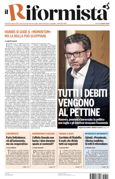 Quotidiano del 23 Agosto 2024