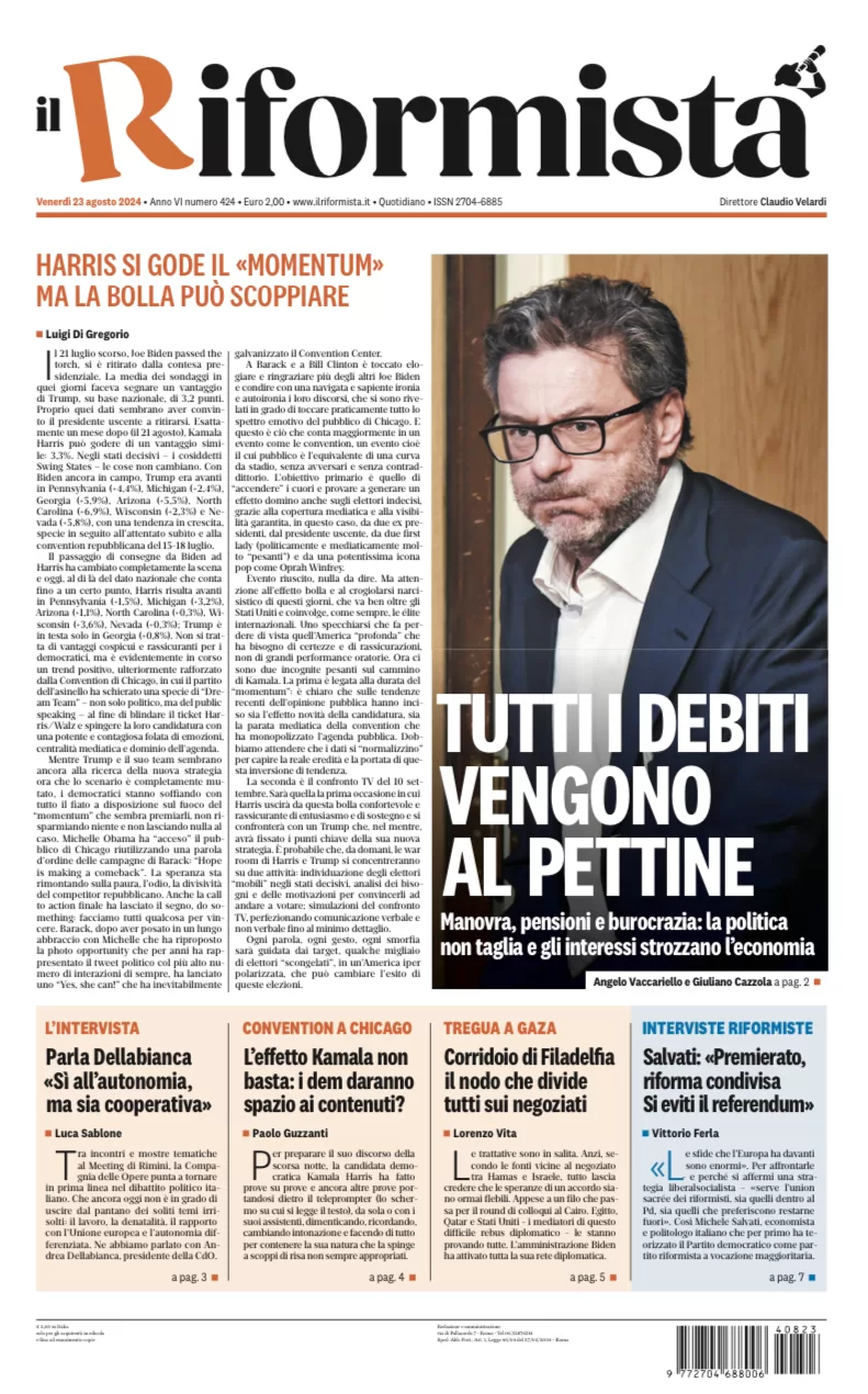 Quotidiano del 23 Agosto 2024