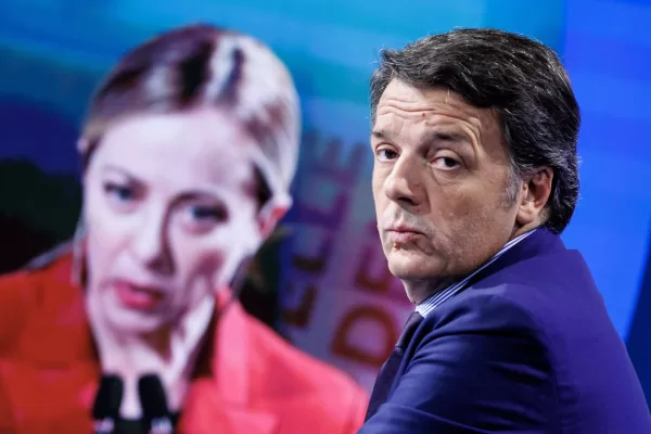 Renzi e Meloni Renzi e Meloni