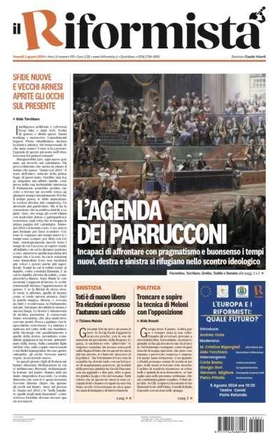 Quotidiano del 2 Agosto 2024