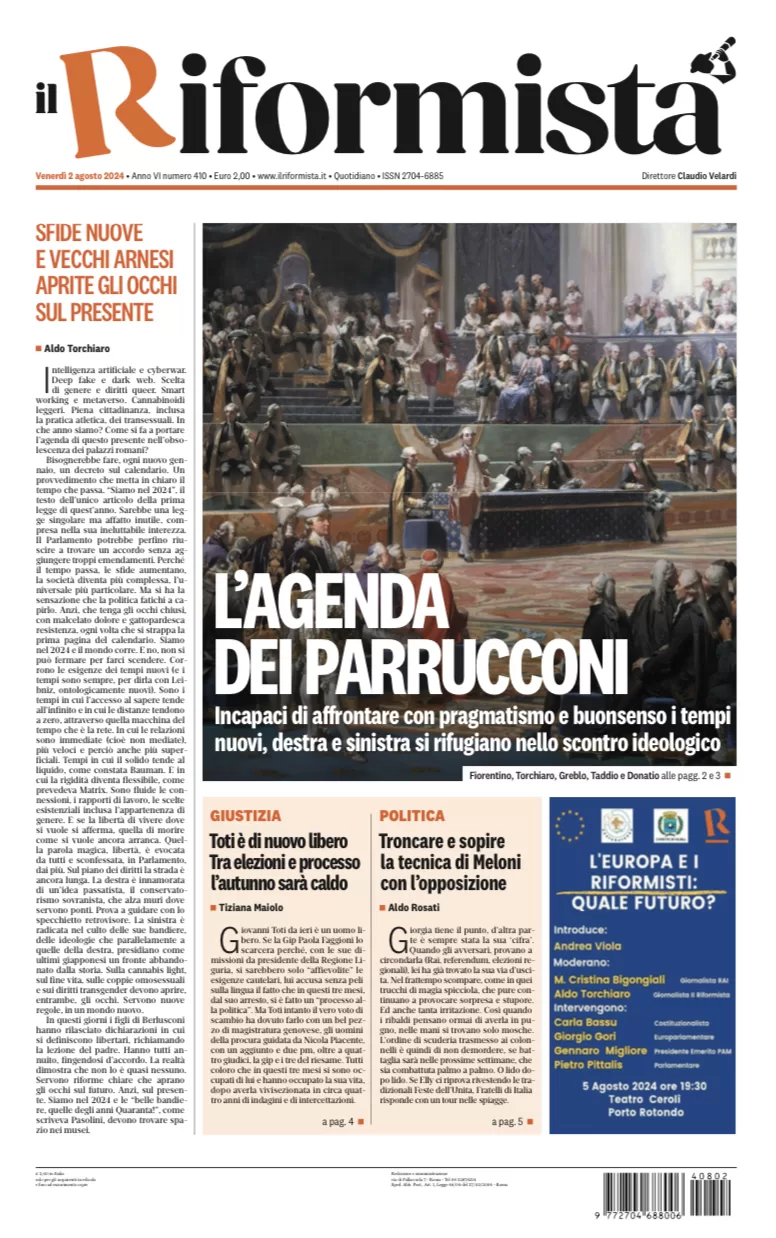 Quotidiano del 2 Agosto 2024