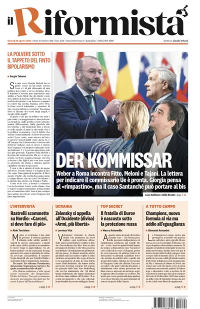 Quotidiano del 29 Agosto 2024