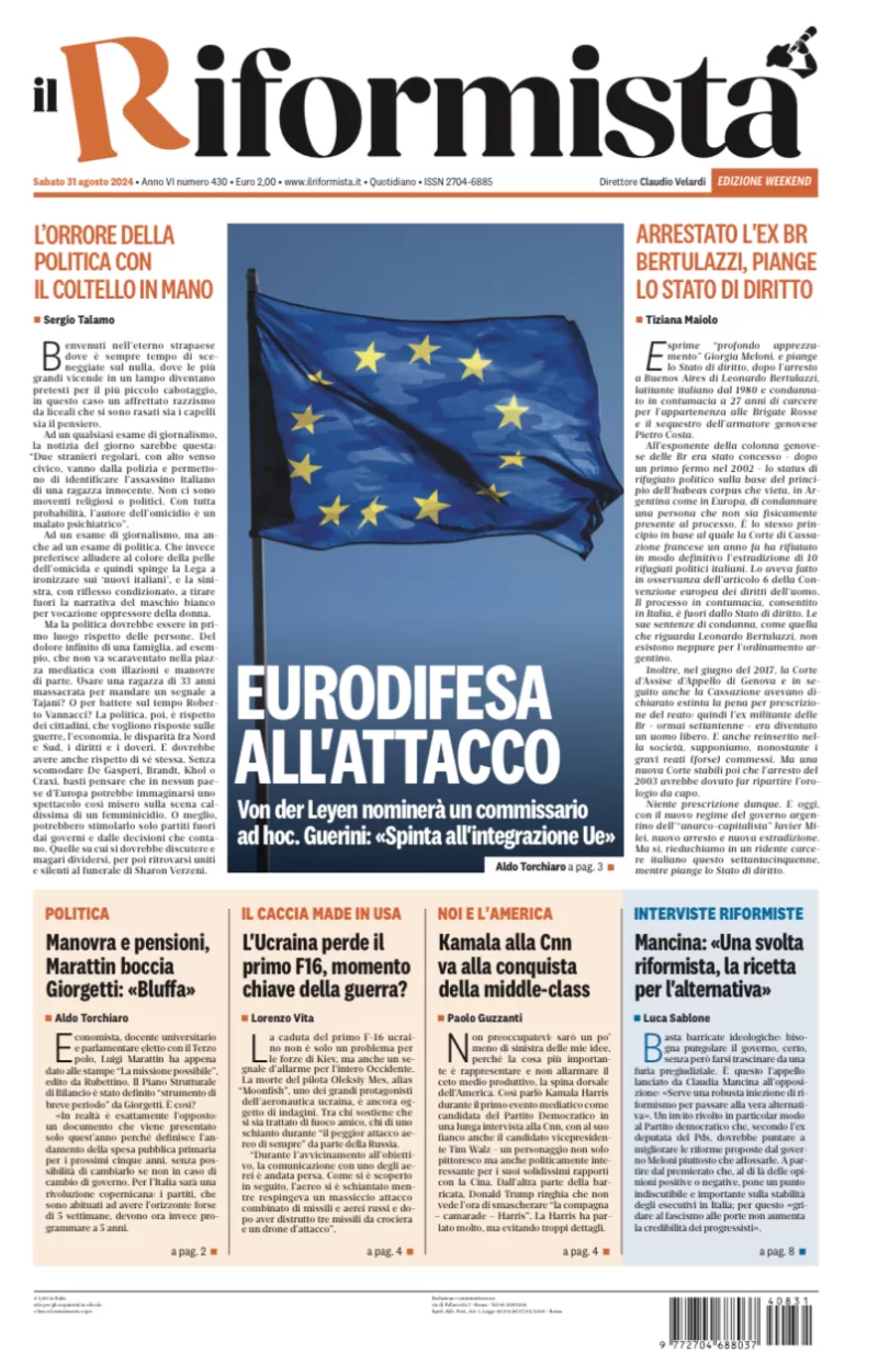 Quotidiano del 31 Agosto 2024