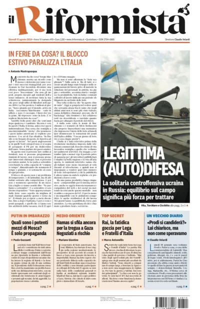 Quotidiano del 15 Agosto 2024