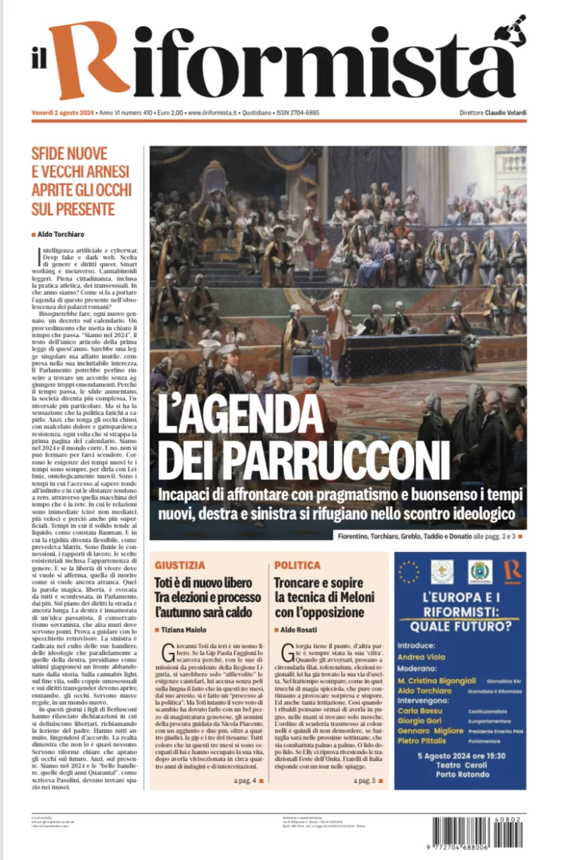 Quotidiano del 3 Agosto 2024