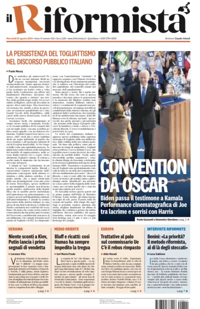 Quotidiano del 21 Agosto 2024