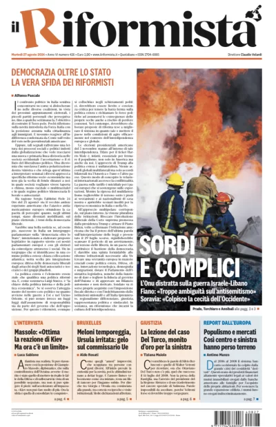 Quotidiano del 27 Agosto 2024