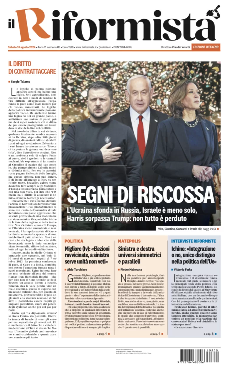 Quotidiano del 10 Agosto 2024