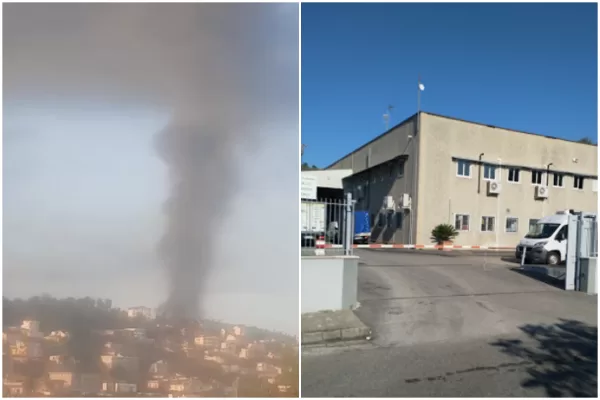 Maxi-incendio a Napoli, fiamme nell’azienda alimentare: distrutti mezzi refrigerati, danni ingenti