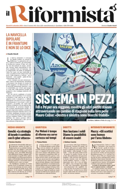 Quotidiano del 19 Settembre 2024