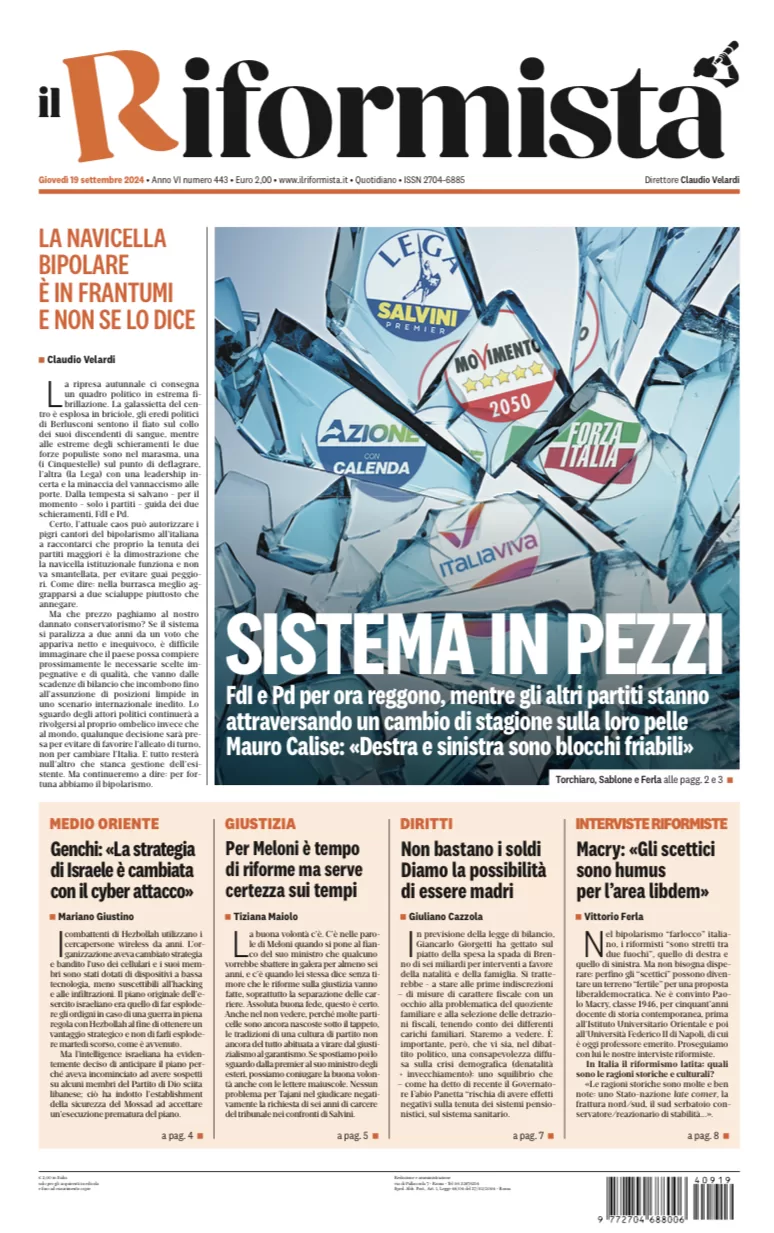 Quotidiano del 19 Settembre 2024